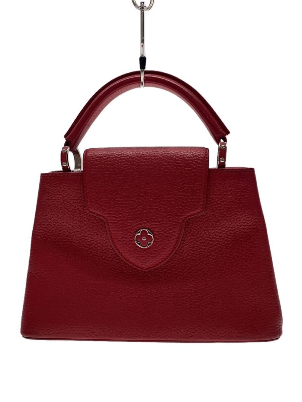 LOUIS VUITTON Capucines Parnassa RED Leather